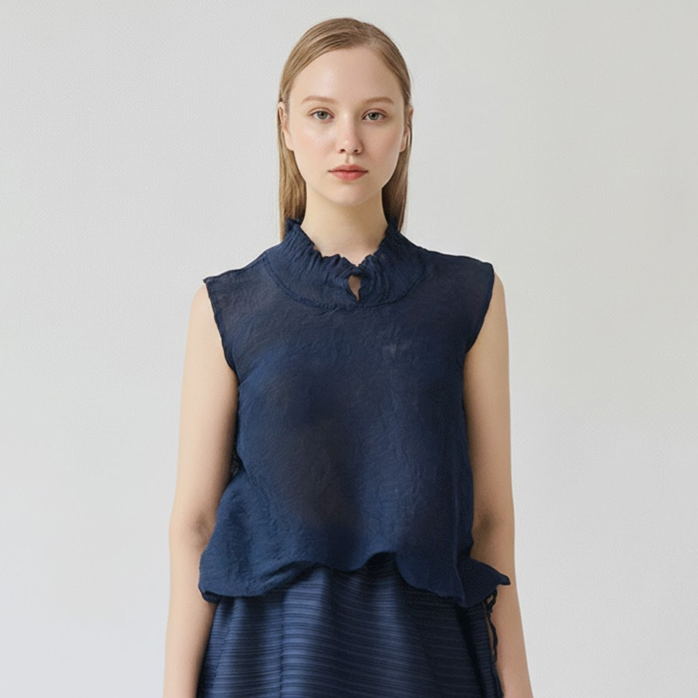 [피네플리츠] 민소매 카라 스트링 탑 (7 color) 149,000원