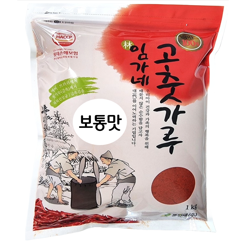 임가 25년 100% 국산 고추가루 보통맛 1kg 실속형 (굵은가루) 햇고추 27,800원