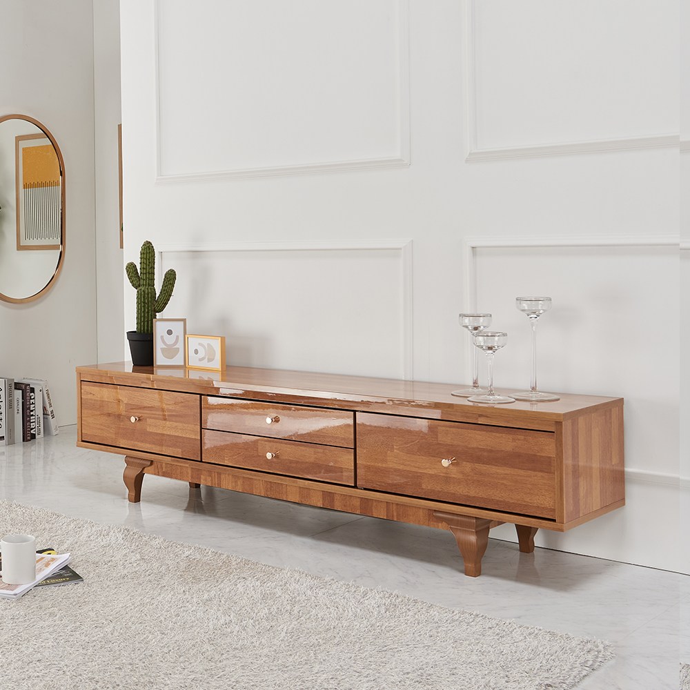 편안한가구 이시드 1450 거실장 티비다이, 엘다화이트 249,900원