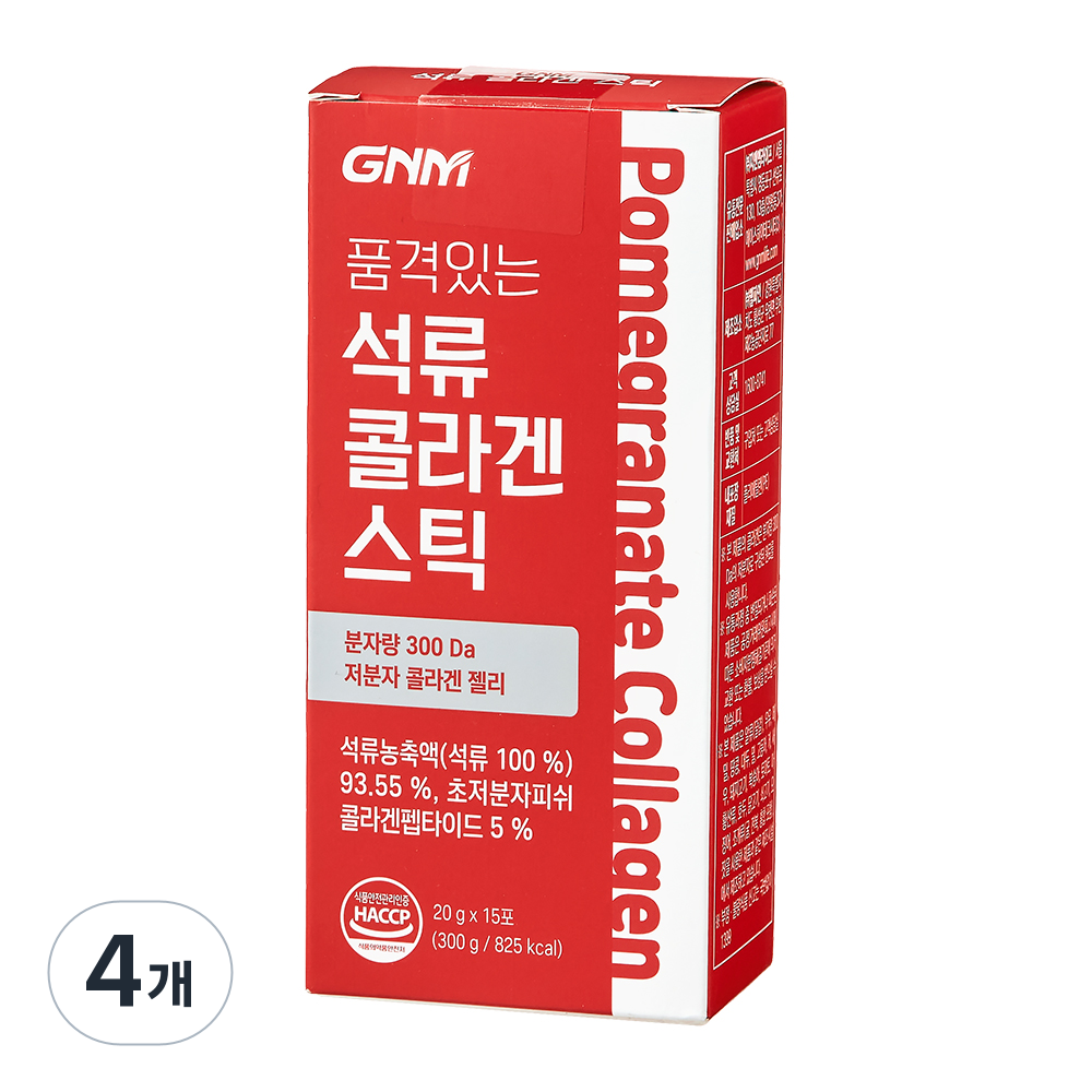 자연의품격 품격있는 석류 콜라겐 젤리 스틱 15p, 300g, 4개 36,900원