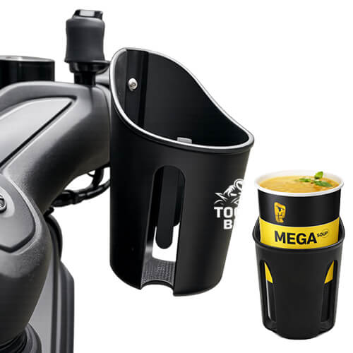 투케바이크 자전거 킥보드 컵홀더 물병 물통 다용도 거치대, 블랙, 사이드미러 형 12,500원