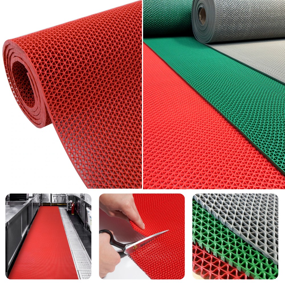 초면애 미끄럼방지 수영장매트 라이트Z 5mm 현관매트 (120cm폭) 1M단위 수량만큼 이어서 맞춤재단 발송, 라이트Z 레드, 12개 278,000원