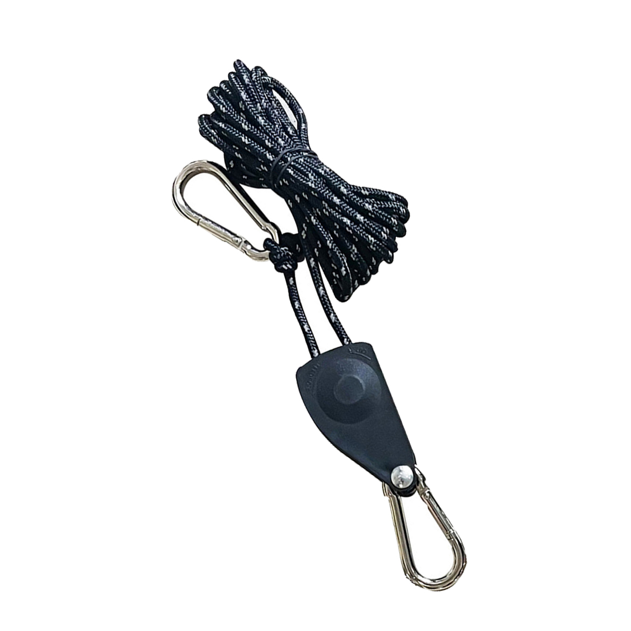 4mm 강력 4m 길이 캠핑 타프 텐트 바람막이 줄 7가지 컬러 자동 잠금 조임기 묶음줄, Black 3,200원