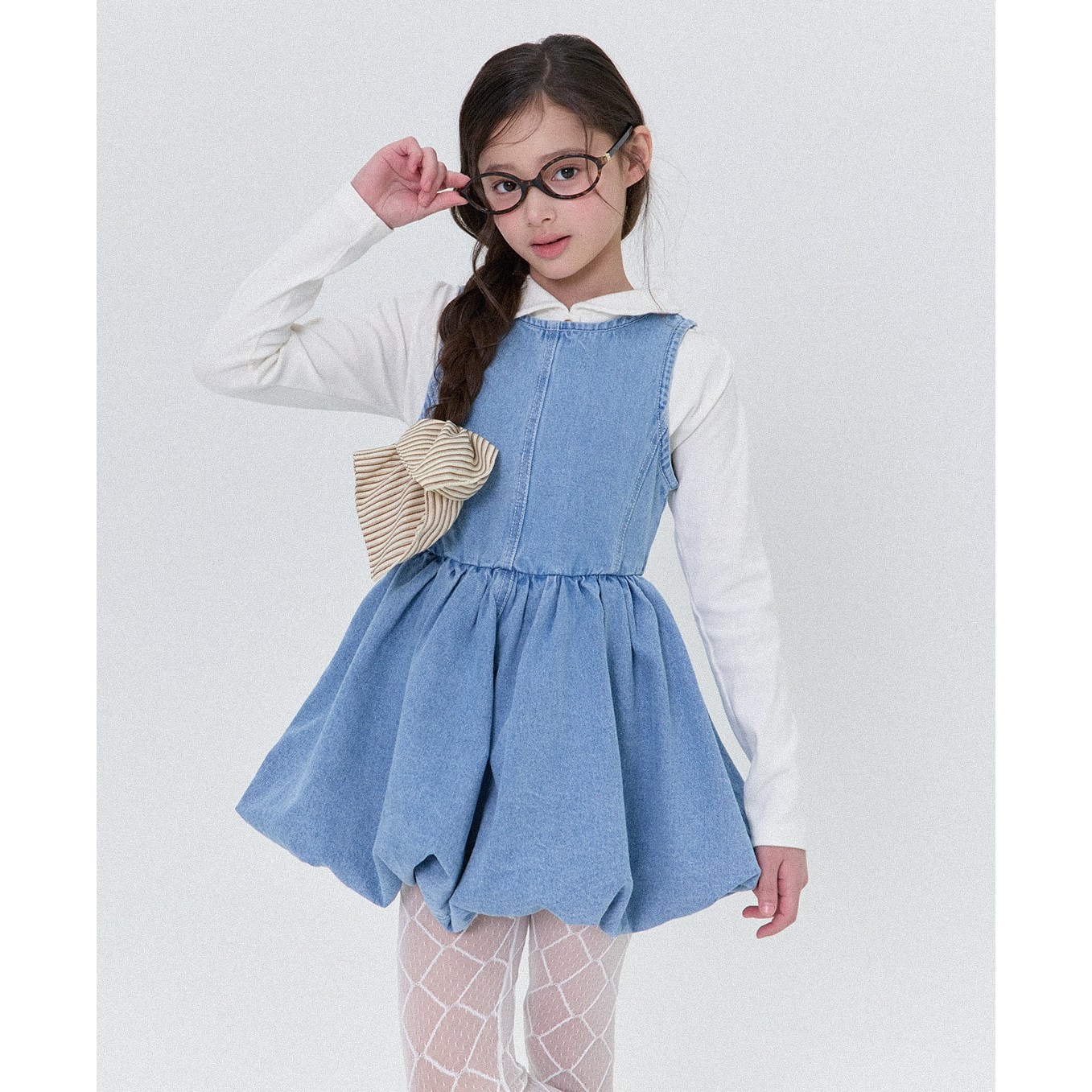 포크칩스 베이비데님원피스 26봄 데님 49,600원