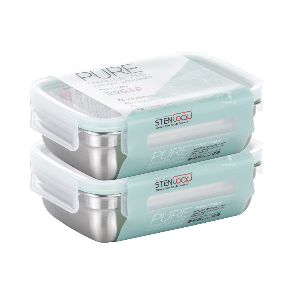 스텐락 퓨어 밀폐용기 직사각 5호 15,040원