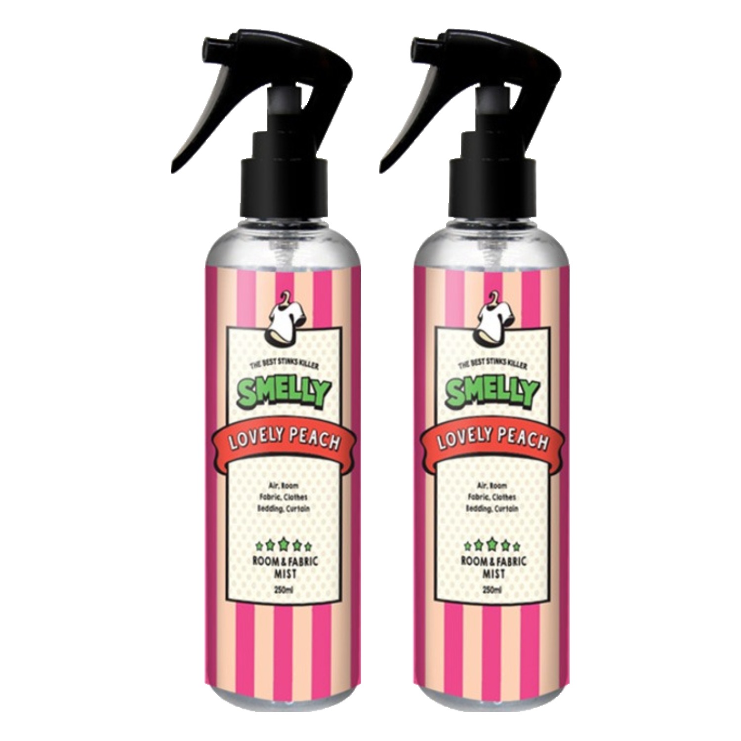 스멜리 룸앤패브릭, 250ml, 2개, 러블리피치 31,800원