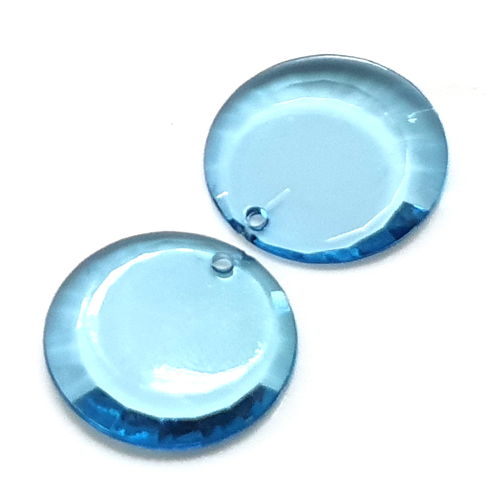 ALL 큰비즈 25mm 각원반 아크릴 비즈구슬 한팩 25개, 컬러선택, 아쿠아, 25개 12,500원