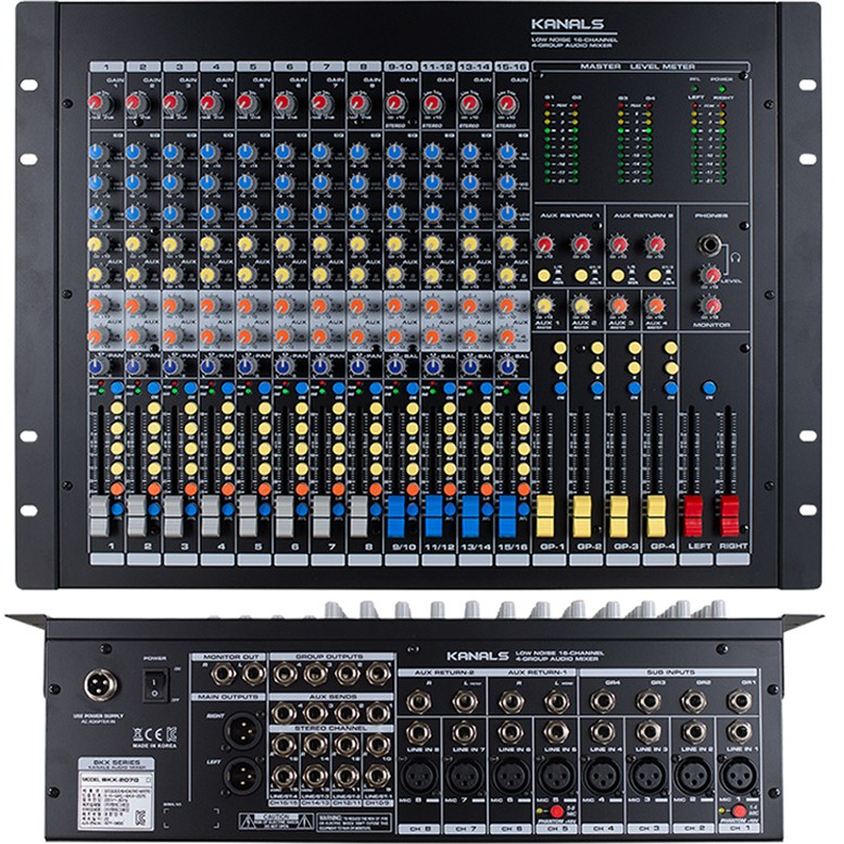 카날스 전문가용 BKX-207G 16체널 4그룹 파워드 오디오믹서 STM 1,911,000원