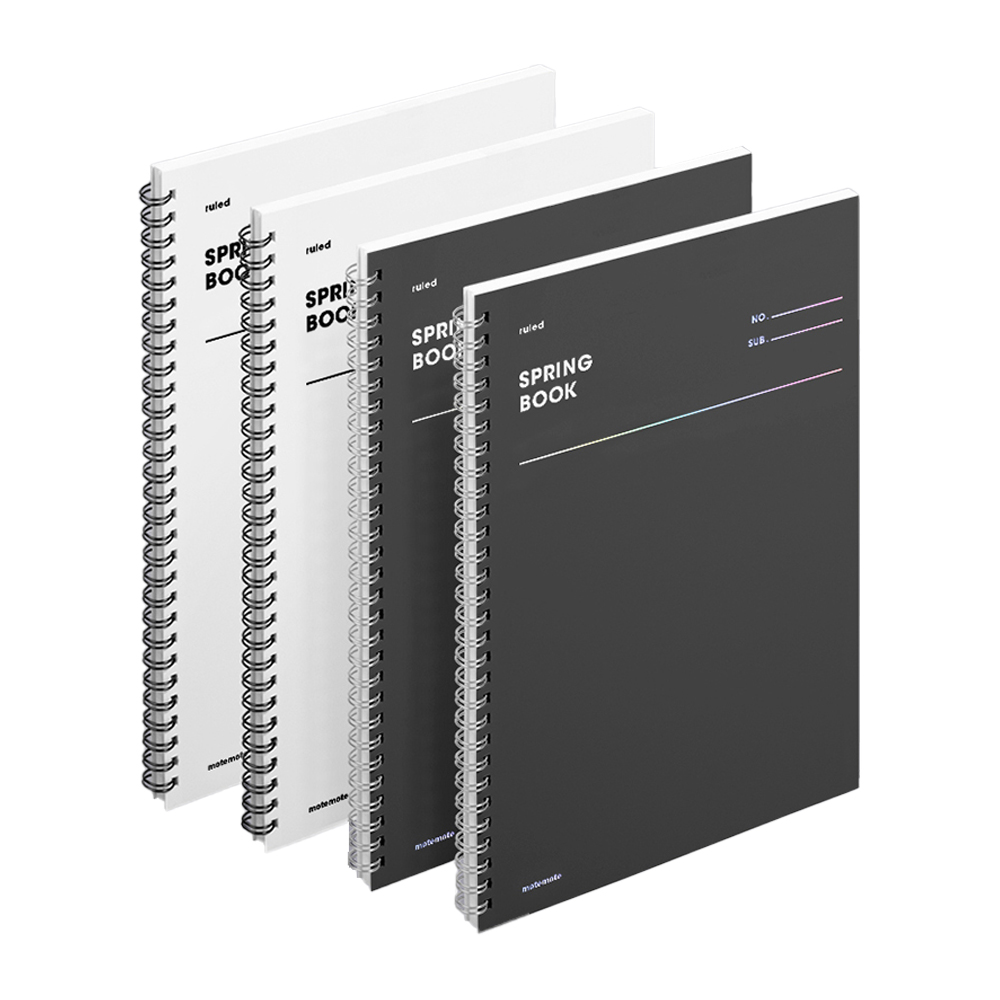 모트모트 스프링북 룰드 노트 2종 세트 14,380원