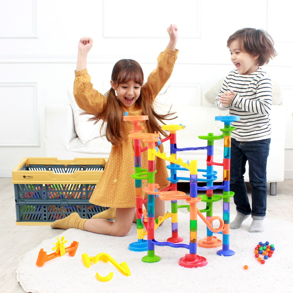 [KC인증] 창의력끝판왕 아키레일 그로우 롤러코스터- 보관함포함 신나는 레일블록 두뇌발달 교구, 단품 89,390원