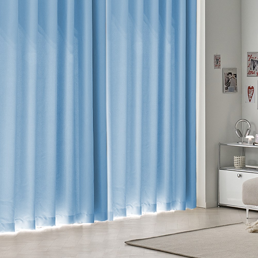 데시뉴 뉴노멀 암막커튼 핀형 작은창 2p + 커튼끈 2p + 고정핀 20p 세트 22,900원