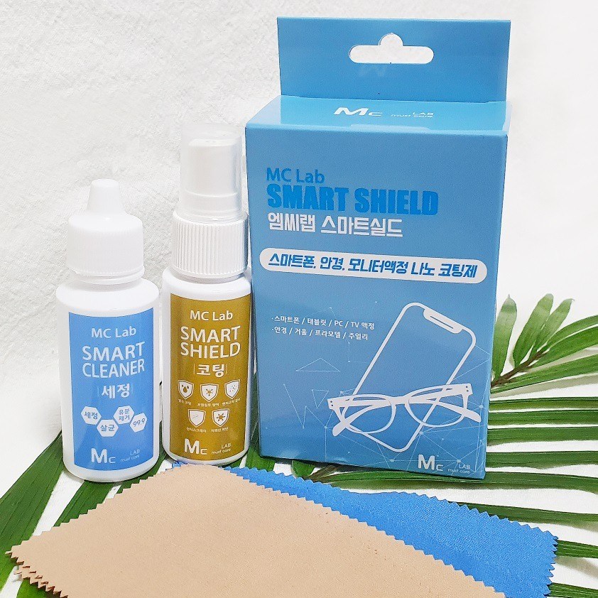 엠씨랩 스마트실드 핸드폰코팅제 안경 액정 나노코팅제 스마트폰코팅제 유해균 잔기스 완벽보호 9,800원
