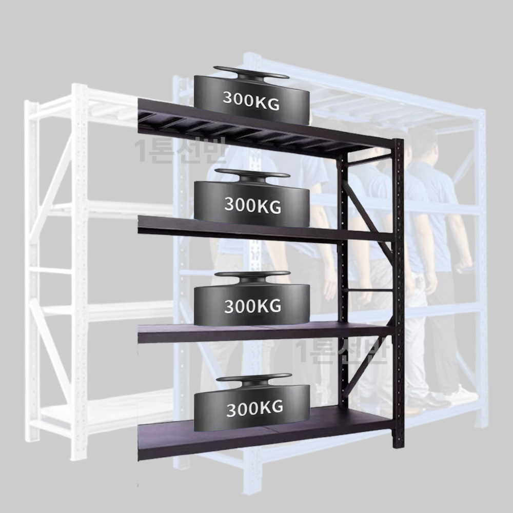 1톤선반 튼튼한 무볼트 철제선반 중량랙 앵글 창고 조립식 스피드랙 159,000원