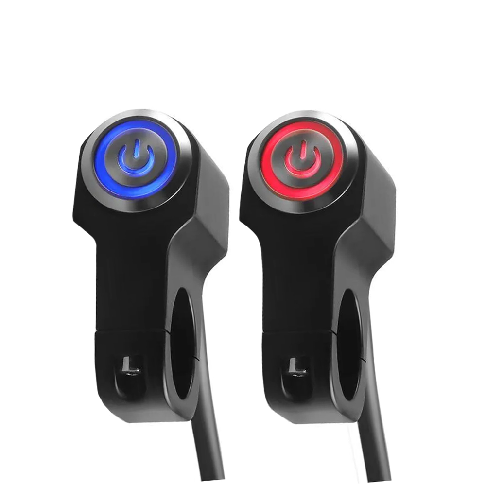 락모터스 오토바이 LED 안개등 방수스위치 12V 푸쉬 푸쉬락 온오프 바이크 스쿠터 크락션 버튼 4,900원