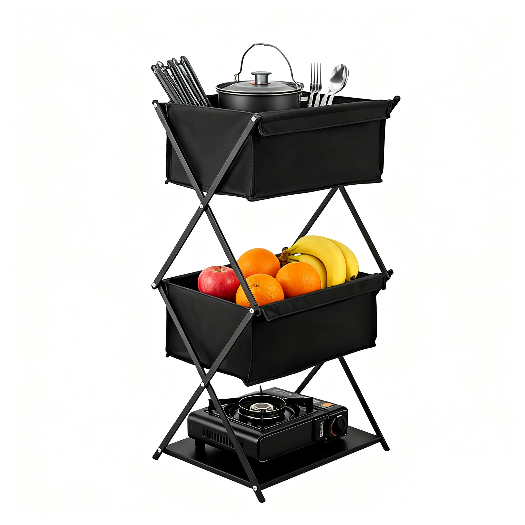 호밍사이 야외 캠핑 수납 선반 + 가방 세트, 접이식 가능 26,900원