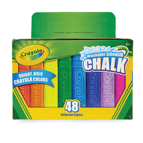 크레욜라 야외용 수성 분필 48색 536221, 혼합색상, 1개 15,900원