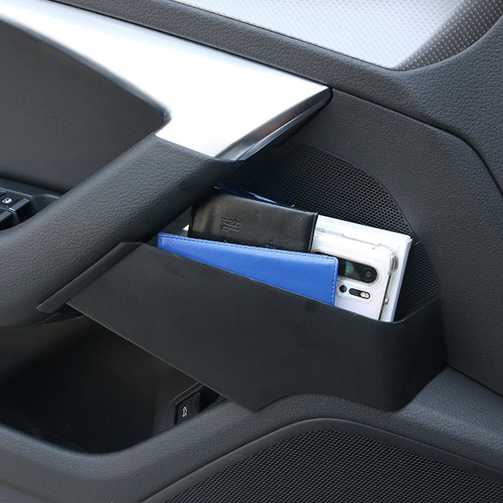 아우디 A6 C8 A7 4K 도어포켓 수납함 악세사리, 블랙, 1세트 22,000원