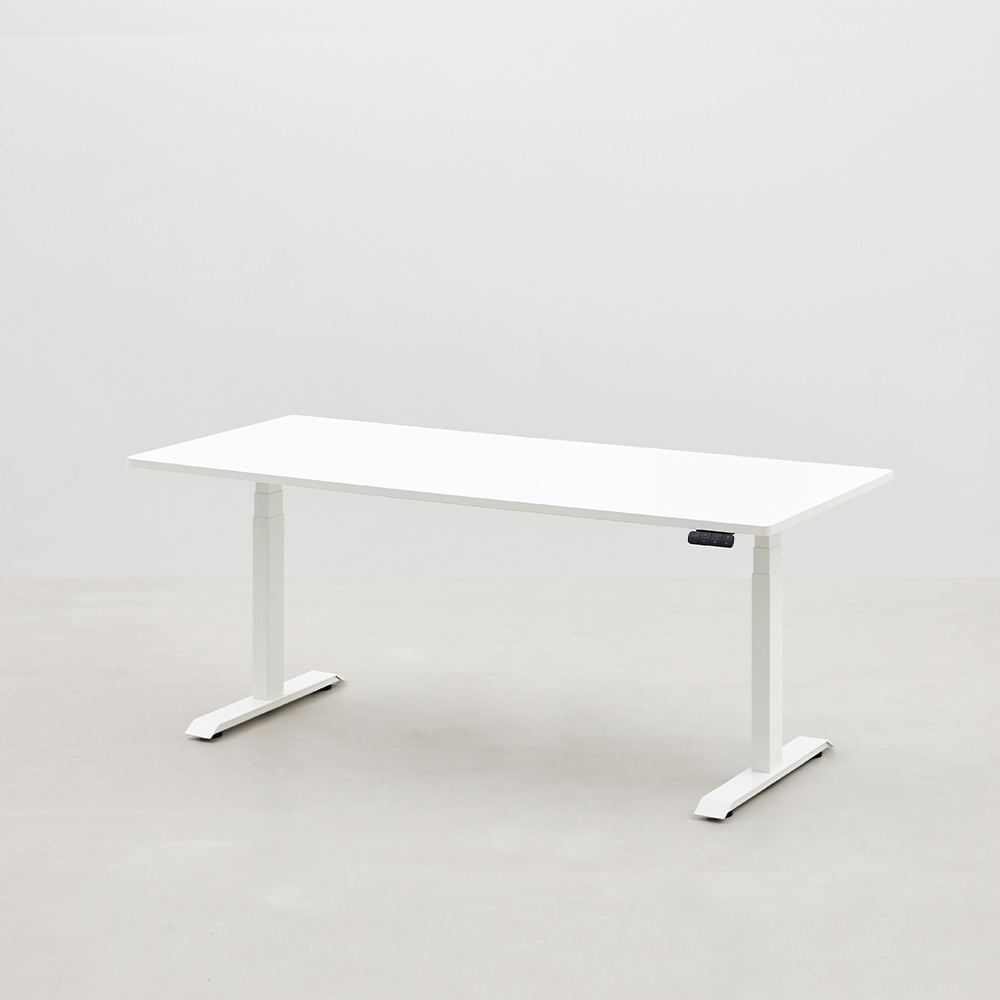 [두닷] 콰트로 모션데스크 기본형 3단 1800x800, 에어화이트(상판)+블랙(프레임) 639,000원