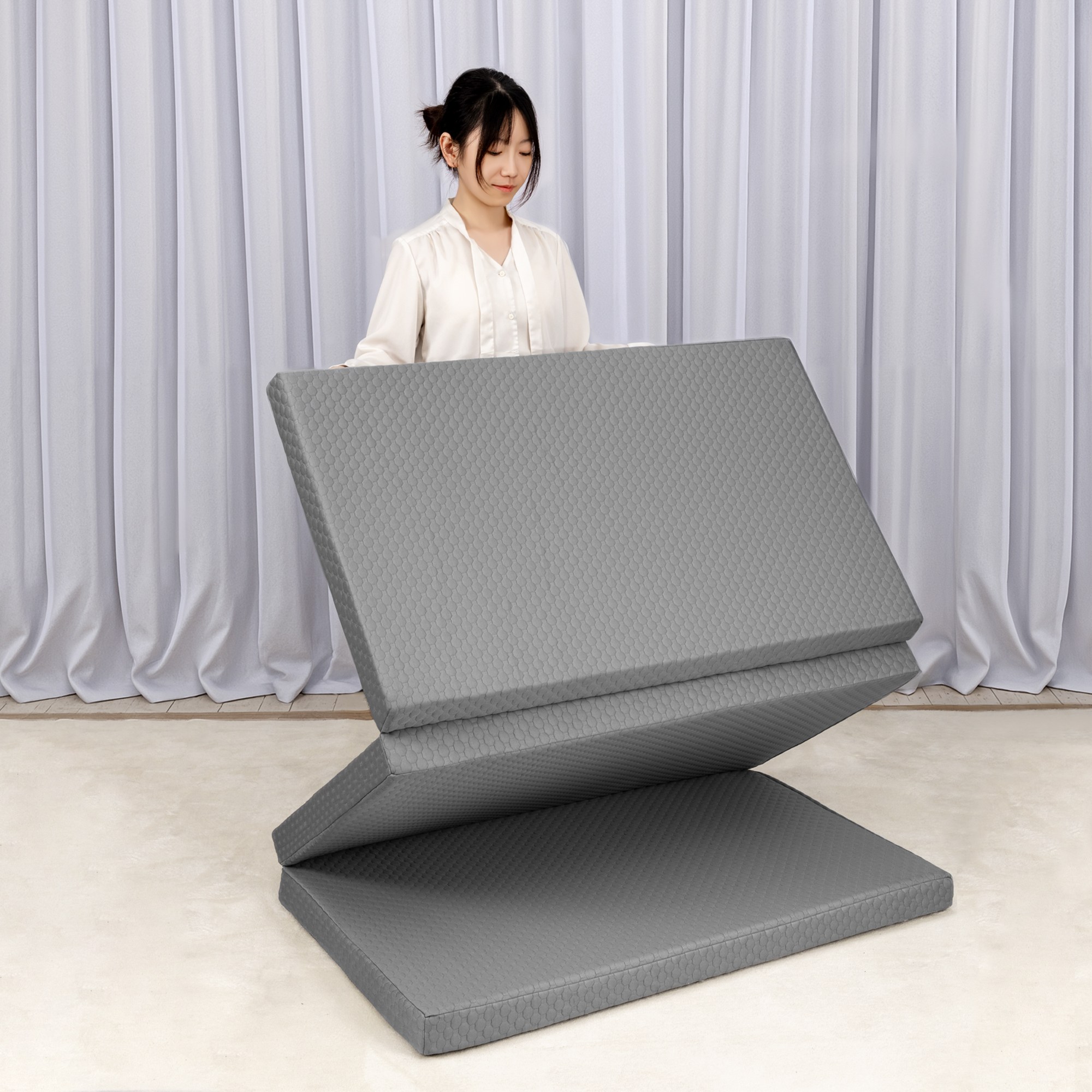 Homall 호몰 3단 접이식 매트리스 사계절 고밀도 메모리폼 55,300원