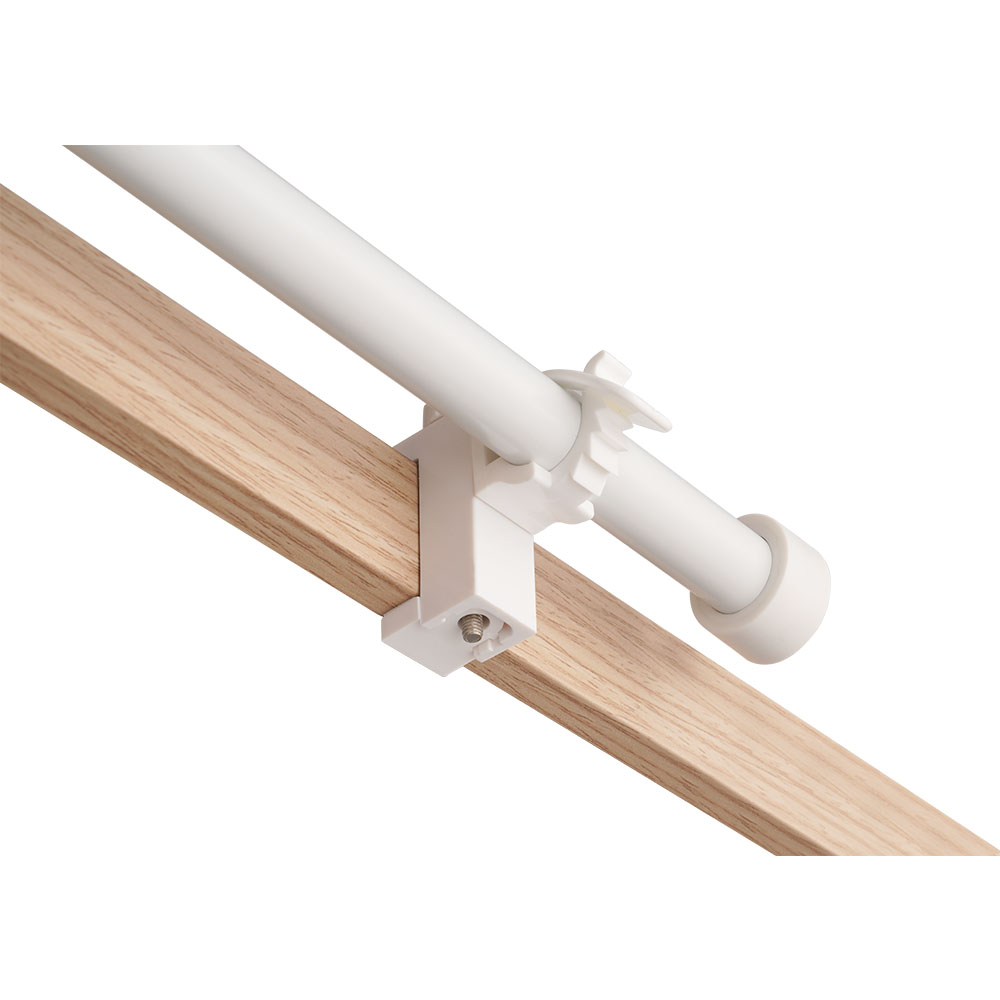 Vellichor 창틀 무타공 커튼봉 커텐봉 커튼막대 16MM 간편설치 스테인리스 길이조절 가능 다용도 안뚫어고리 커튼 봉, 화이트 12,980원