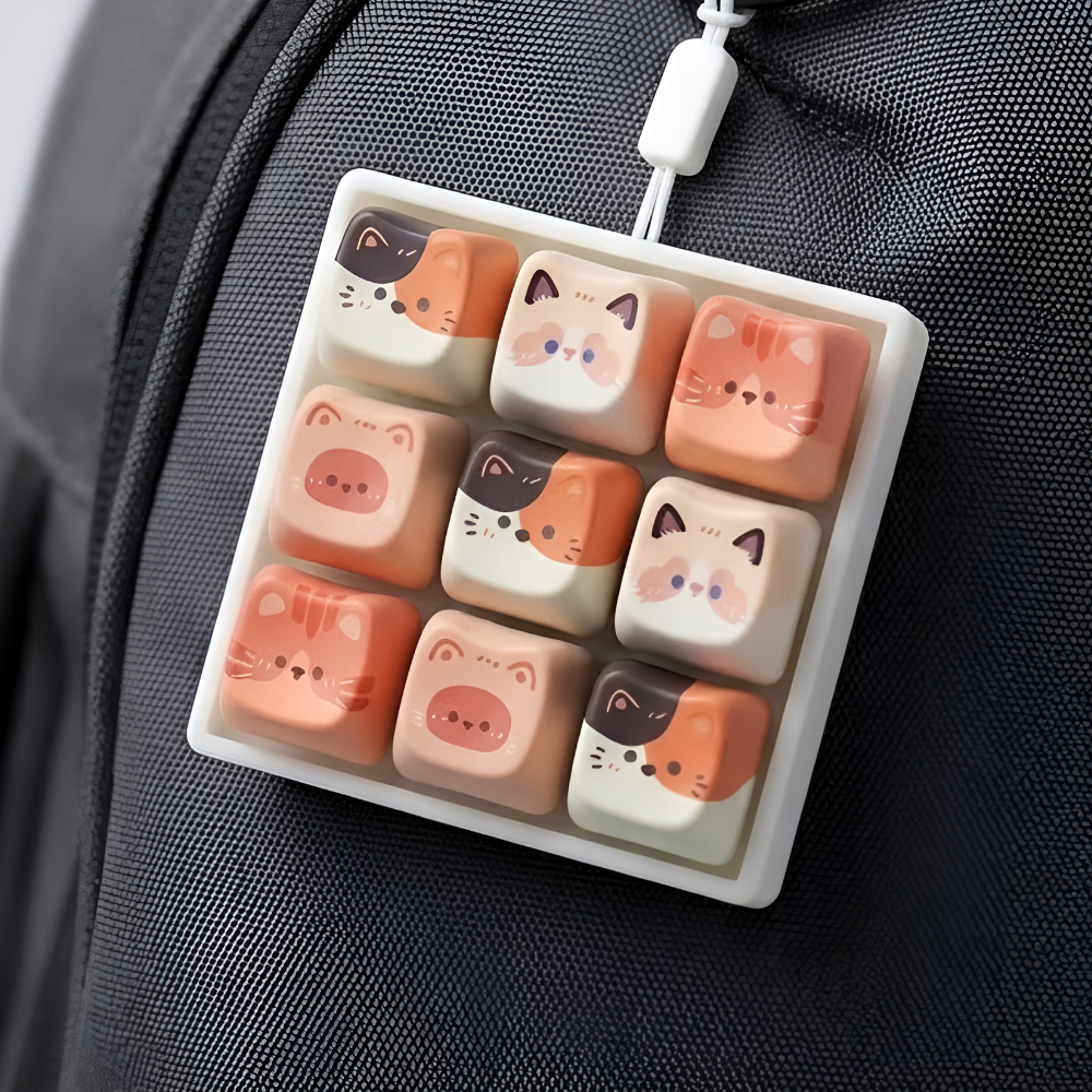 InLoop 인기많은 고양이 키캡 키링 9구 14,150원