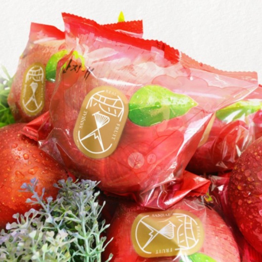 산지애 씻어나온 어린이 꿀사과 5kg 1box  봉지 세척사과 , 당도선별 12brix 55,870원