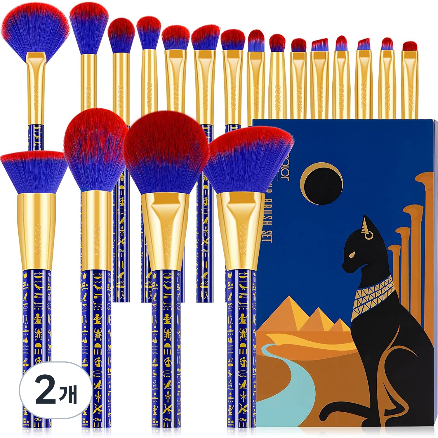 Docolor 19종 전문 메이크업 브러쉬 풀 세트 카부키 파운데이션 브러쉬 블러셔 컨투어 컨실러 아이브로우 아이섀도우 브러쉬 초보자용 화장 도구 76,000원