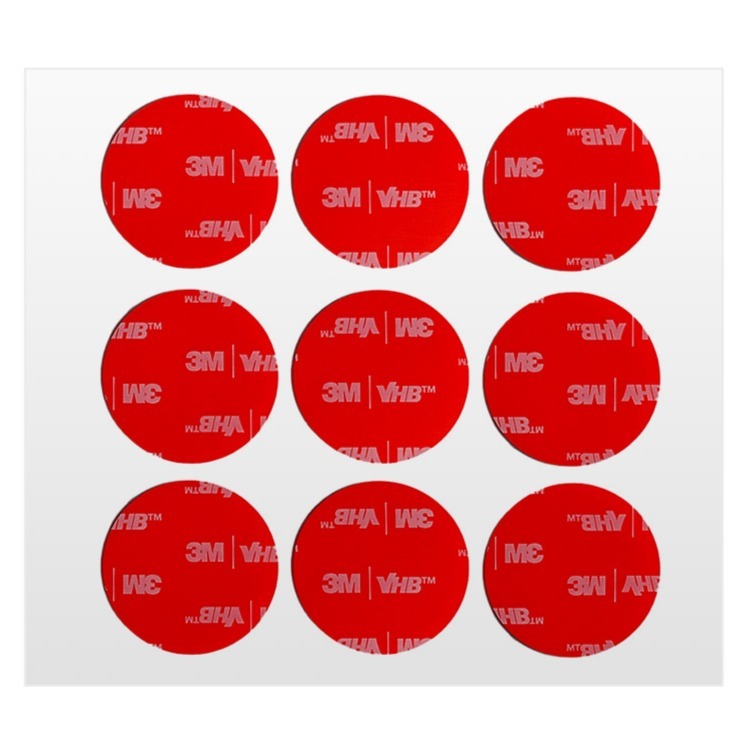 브이에이치비 쓰리엠 초강력 아크릴폼 원형 투명 양면테이프 55 x 55 mm 9p, 1개 10,900원
