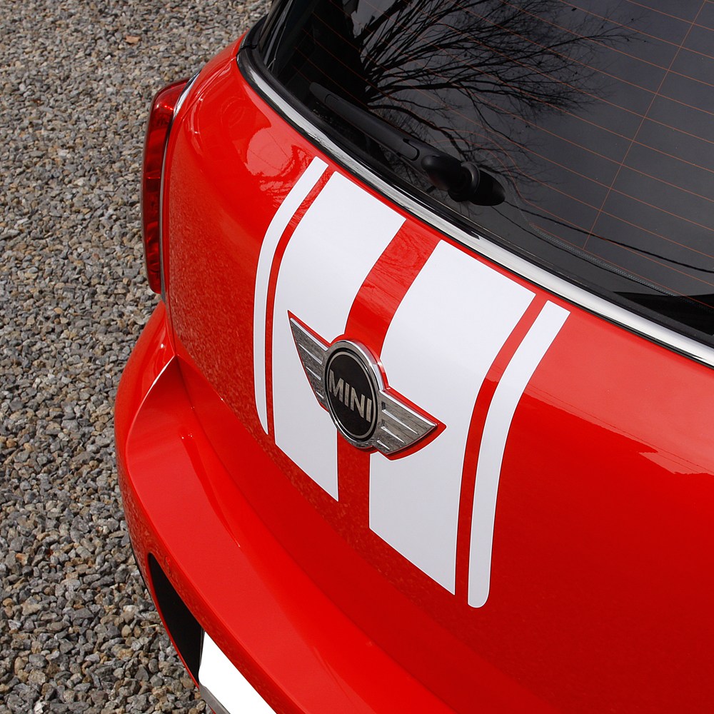 컨트리맨 바이퍼 라인 튜닝 스티커 2010년-2016년 호환 용품, 화이트 (무광), 1세트 48,500원