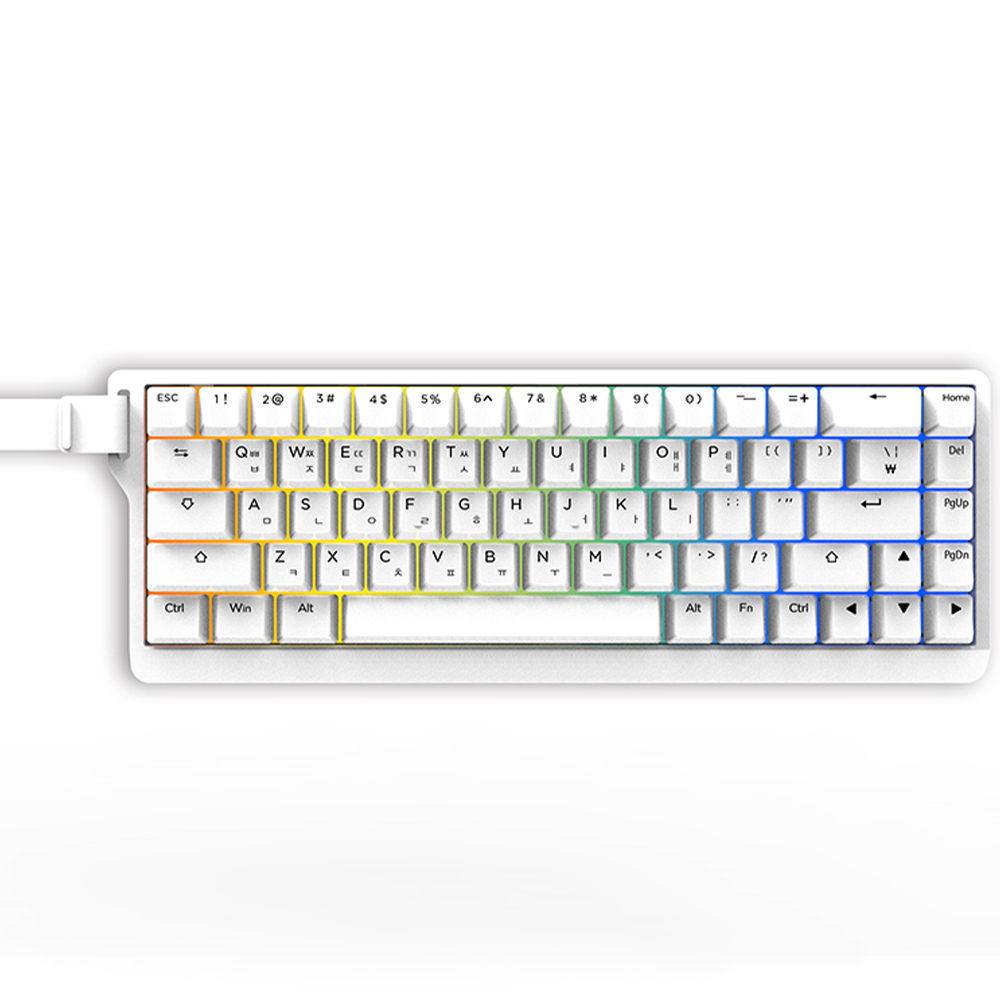 PHILOGEO X68 pro 8k 0.1ms 게이밍 키보드 한글 기계식 키보드 래피드 트리거 자석축 게이밍키보드 e-sports버전, X68 Pro, 화이트 84,800원