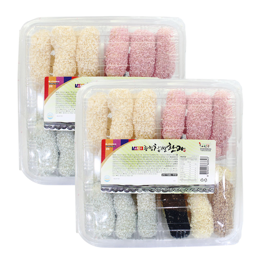 종합찹쌀한과 150g+150g, 2개, 150g 10,800원