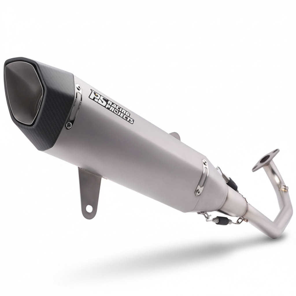 ADV160 머플러 풀세트 + 스테인리스 프런트&미드 파이프 + TSS 매트 카본 엔드 EADV01 220,000원