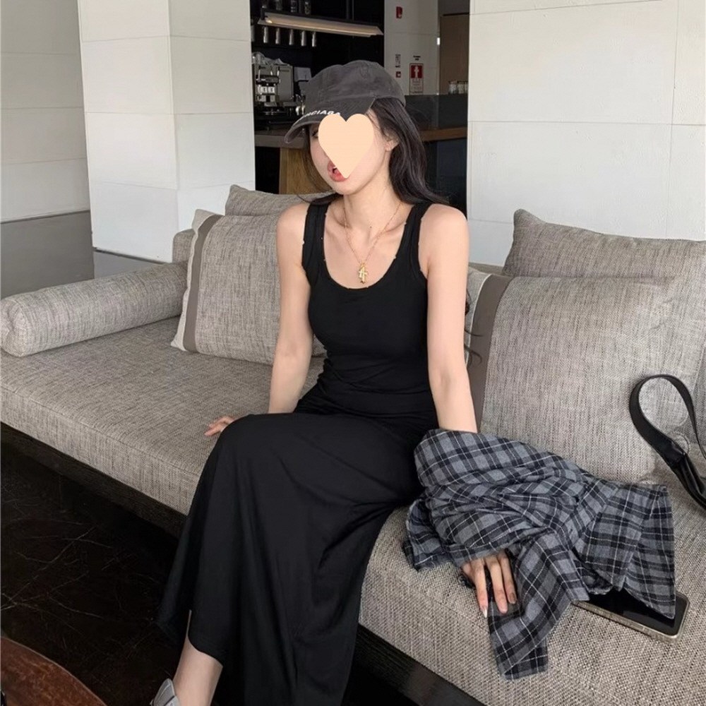 여름 루즈핏 캐미솔 맥시 롱원피스 데일리 나시 드레스 원사이즈 국내 19,950원