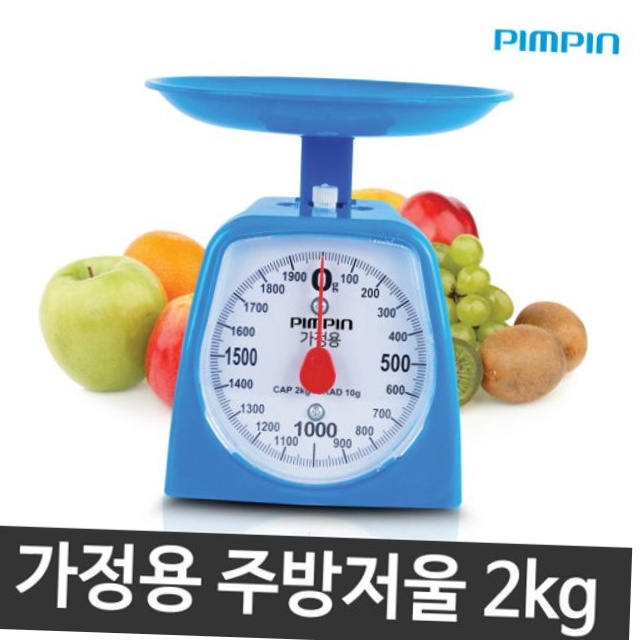 핌핀 아날로그 가정용 주방 저울 2kg 베이킹 눈금 요리 이유식저울 베이킹저울 눈금저울 22,670원