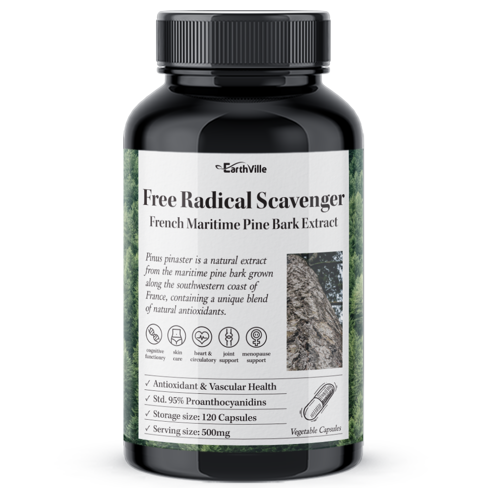 어스빌 프랑스해안송소나무껍질 500mg 프로안토시아니딘 안토시아닌 폴리페놀, 120정, 1개 47,900원