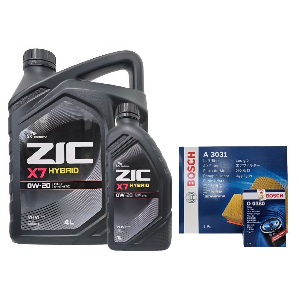 쏘렌토 MQ4 1.6 하이브리드, 지크 하이브리드 0W20 4리터 + 1리터 + 보쉬필터세트 37,800원