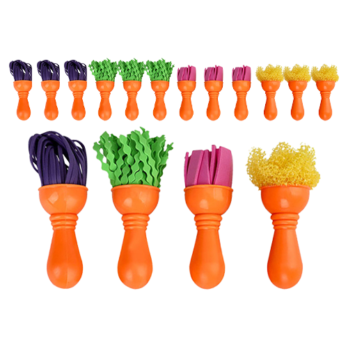 캐스비 아트스쿨 펑키 브러쉬 붓 4종 2164, 혼합색상, 4세트 36,800원