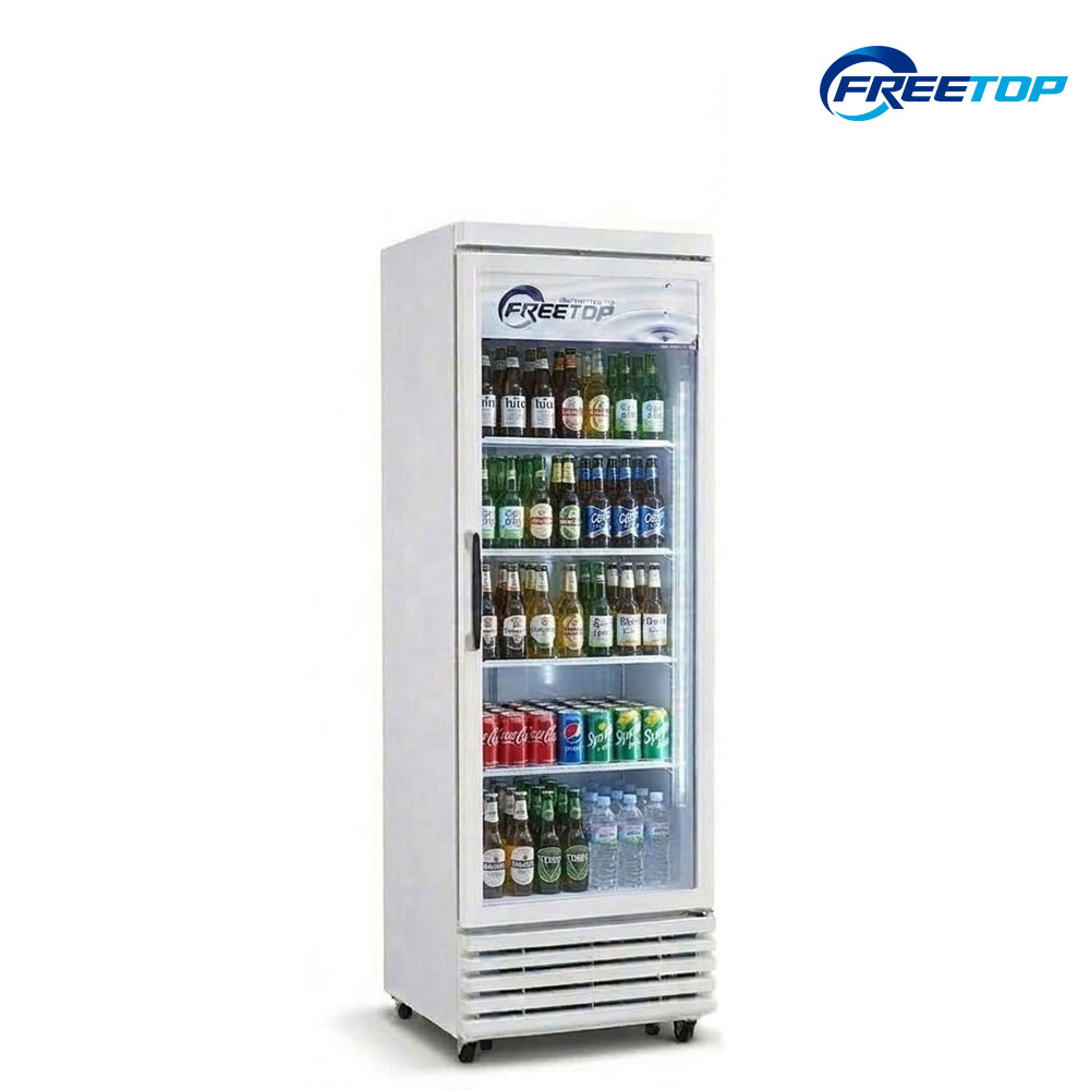 프리탑 국산 소형 음료수 냉장고 270L 업소용 쇼케이스 술 약국 병원 주류 편의점 FT-370R, FT-370R (착불배송비 해피콜안내) 440,000원