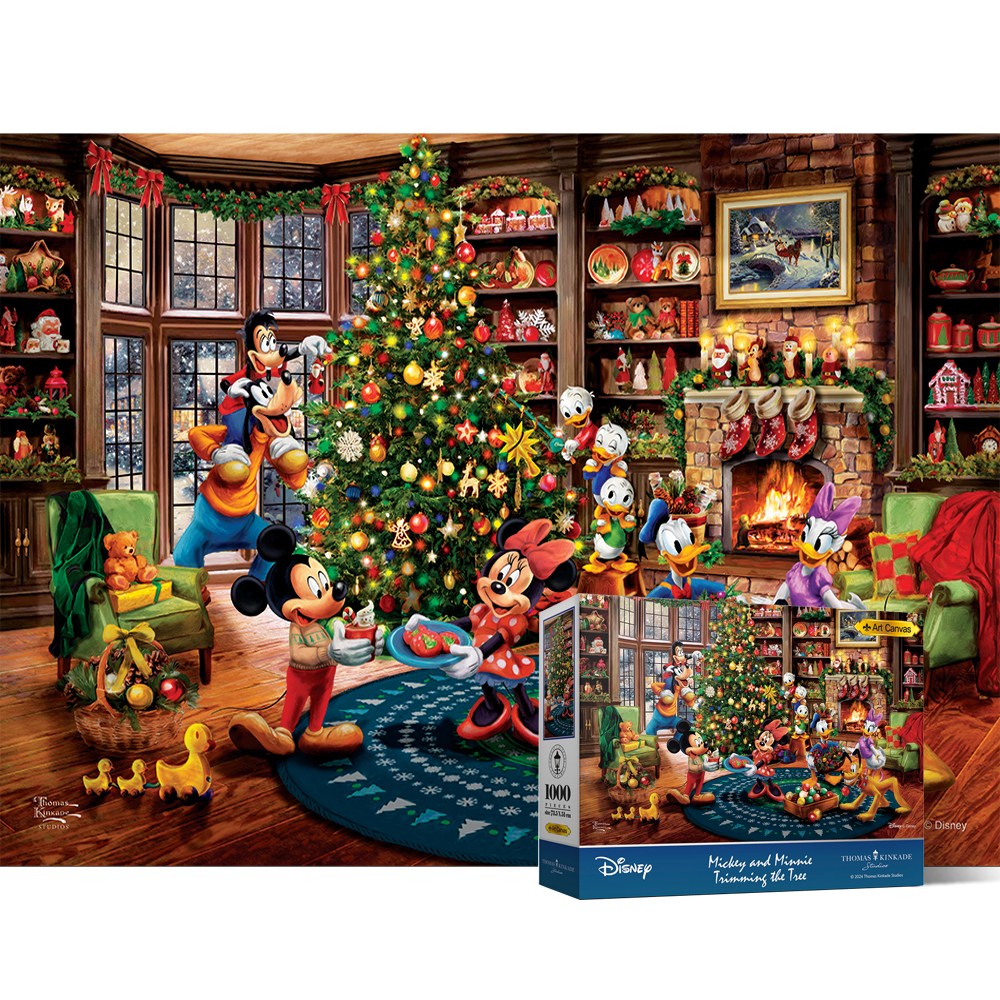 퍼즐라이프 디즈니 미키와 친구들 킨케이드 1000조각 직소퍼즐 PL7013D, 1개, 퍼즐단품, 1000피스 36,000원