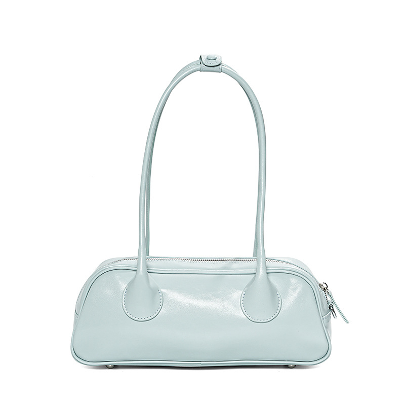 소가죽 볼링백 & 바게트백 - 여성 대용량 숄더 앤 핸드백 유니크한 디자인 69,800원