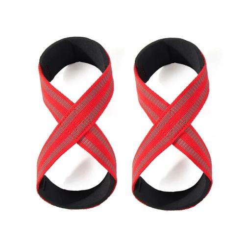 패딩 역도 손목 지지대, 면 데드리프트 파워리프팅 스트랩, 풀업 밴드, 수평 바 팔찌, 그림 8 단어 22,980원