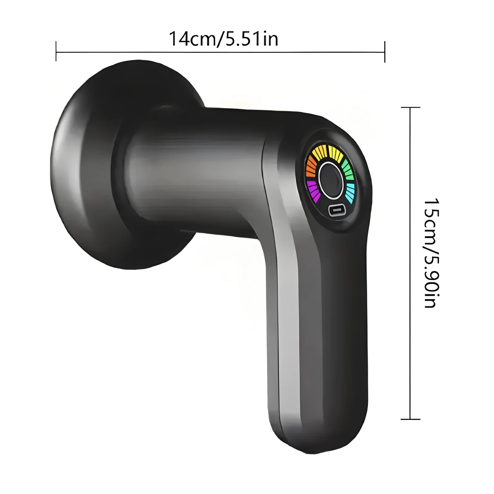 Anti Cellulite Massager 5 in 1 Portable Fascia Gun Neck Waist Shoulder Deep Percussion Fat Burner Ma 24,100원