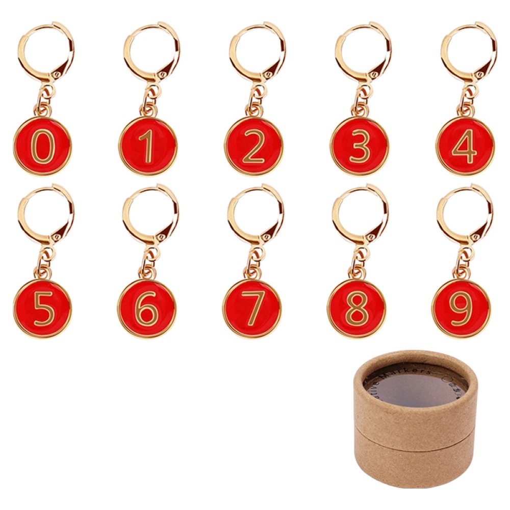 코오미 뜨개질 숫자 마커링 뜨개 단수링 코바늘 니팅도구 10종 + 박스 세트 5W0930 10,000원