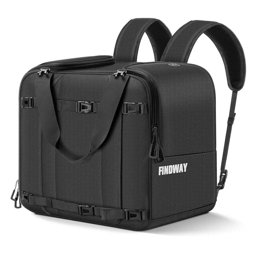 스키, 스키 헬멧, 부츠, 스노보드 및 액세서리를 위한 핀드웨이 부츠 백팩, 55L 백팩 1680D 방수 기능, 13 4.0 Black 55L 210,700원