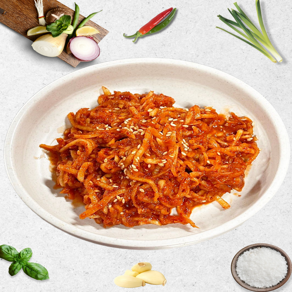 노빡 실비무생채 1kg 매운 불 김치, 1.5kg, 1개 23,000원