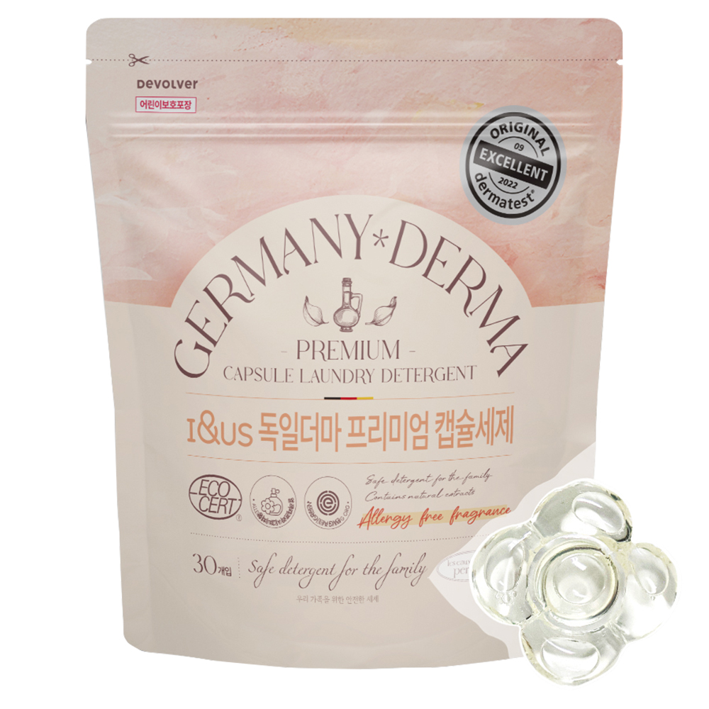 아이앤어스 독일더마 프리미엄 캡슐세탁세제 10개입, 30개입, 1개 18,900원