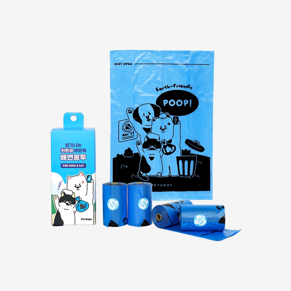 펫투데이 강아지 향기나는 산화 생분해 친환경 배변봉투 8롤(144매) 5개월분 7,590원