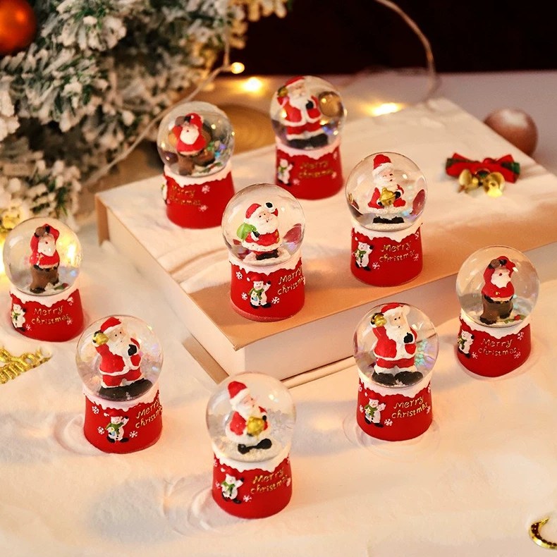 미니 크리스마스 스노우 워터볼 램프 LED 오르골, CH108 미니 워터볼 랜덤, 현재가 1,900원