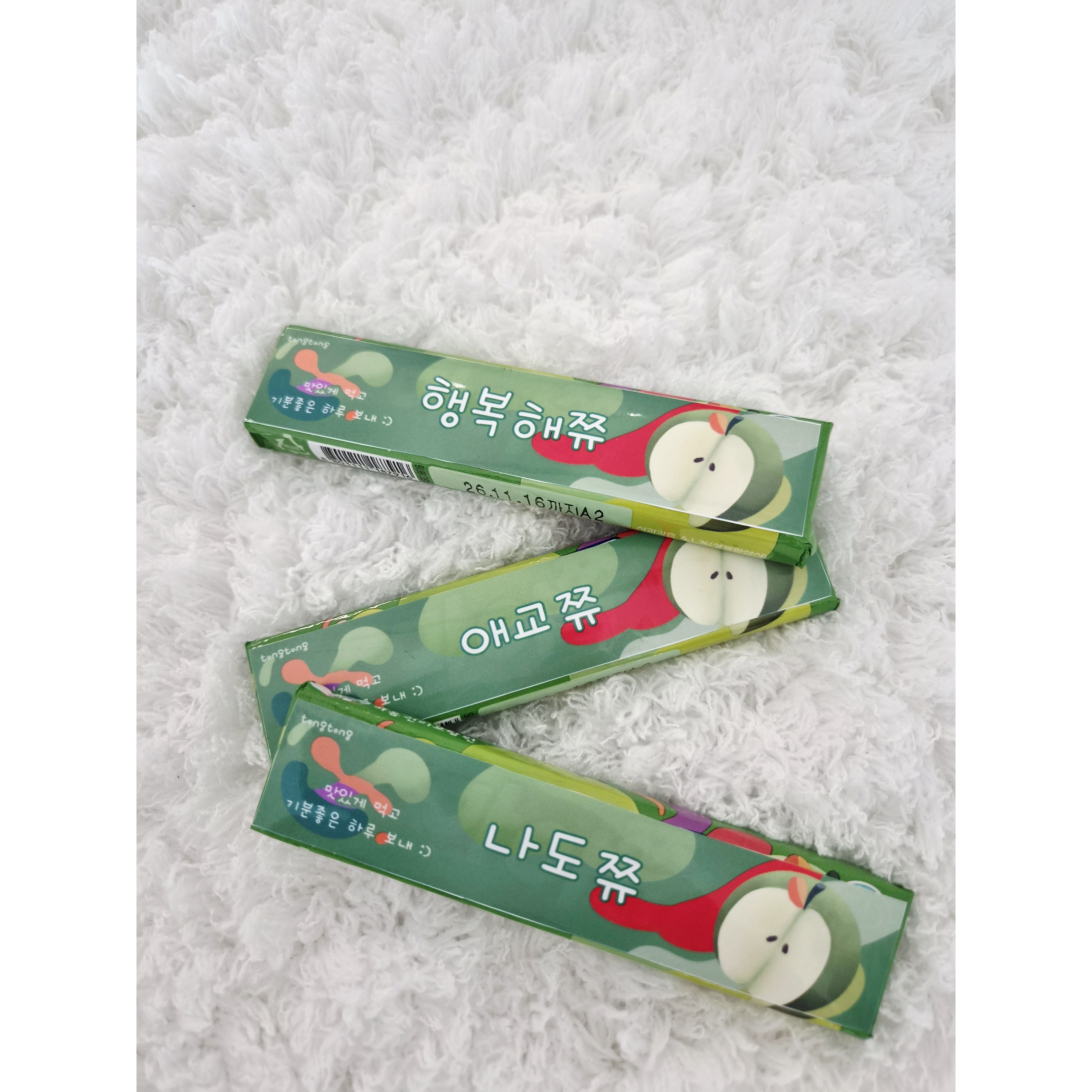 [통통] 간식 마이쮸 스티커 땡큐 감사 응원 답례품 스티커 단체 이벤트 커스텀 스티커 1세트 - 12개, 1세트, 사과 5,000원