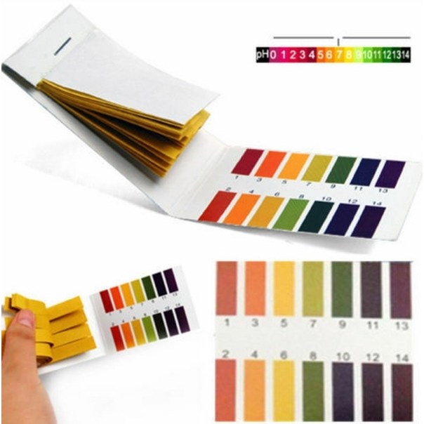 pH 테스트지 시험지 1~14 범위 80매 - 산도 측정용 지시약 페이퍼 / 수질 토양 테스트 키트 3,350원